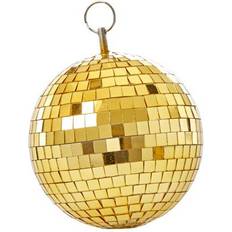 Rice Medium Round Disco Ball Gold Julepynt