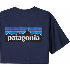 Patagonia T-skjorter Patagonia P-6 Logo Responsibili-T-shirt - Classic Navy