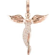 Engelsrufer Angel Pendent - Rose Gold/White