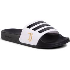 Adidas Men Sandals Adidas Adilette Shower - Cloud White/Core Black/Matte Gold