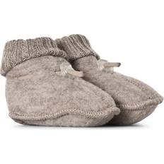 Ull Innesko Joha Sleeping Booties - Sesame Melange