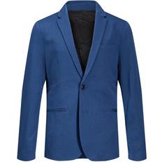 Viskose Dressjakker Jack & Jones Boy's Blazer - Blue/Estate Blue (12151618)