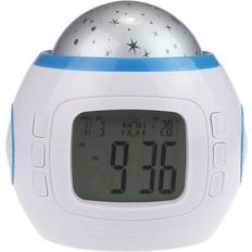 Teknikproffset Alarm clock with Star projector Nattlampe