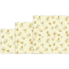 Honeycomb Beeswax Cloths Kitchen Storage 3pcs