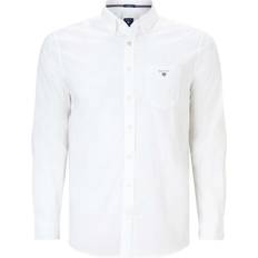 Gant Hemden Gant Plain Broadcloth Shirt - White