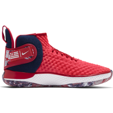 41 ½ - Unisex Basketballsko Nike Air Zoom UNVRS FlyEase - University Red/Midnight Navy/Game Royal/White