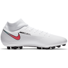 Artificial Grass (AG) - Nike Mercurial - Women Soccer Shoes Nike Mercurial Superfly 7 Academy AG - White/Photon Dust/Hyper Jade/Flash Crimson