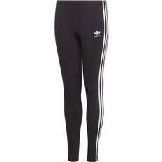 Adidas Girl's 3-Stripes Leggings - Black/White (ED7820)