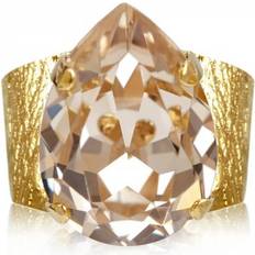 Caroline Svedbom Classic Drop Ring - Gold/Silk