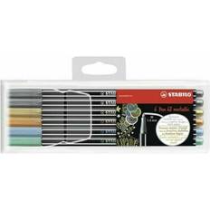 Stabilo Fiber Tip 6 Pen 68 Metallic