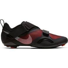 Nike 41 - Herren Fahrradschuhe Nike SuperRep Cycle M - Black/Hyper Crimson/Metallic Silver