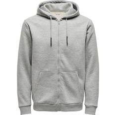 Only & Sons Sweatshirt Hoodie - Grey/Light Grey Melange