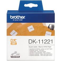 Brother DK Label Black on White