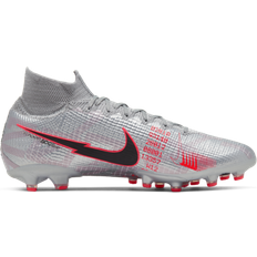 Nike Mercurial Superfly 7 Elite AG - Metallic Bomber Grey/Particle Grey/Laser Crimson/Black