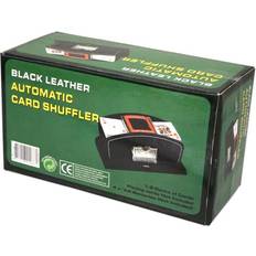 Black Leather Automatic Card Shuffler