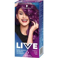 Utglattende Toninger Schwarzkopf Live Ultra Brights or Pastel Semi-Permanent Hair Dye #94 Purple 80ml