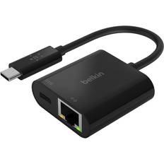 USB C - RJ45/USB C PD M-F 0.1m