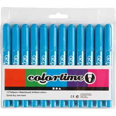 Wasserbasiert Füllhalter Colortime Fountain Pens Blue 12-pack