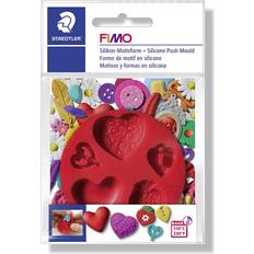 Rot Modellierwerkzeuge Staedtler Fimo Push Mould Hearts