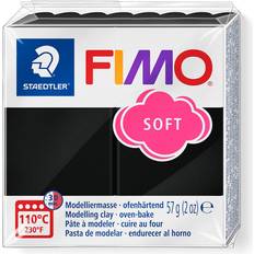Svarte Leire Staedtler Fimo Soft Black 57g