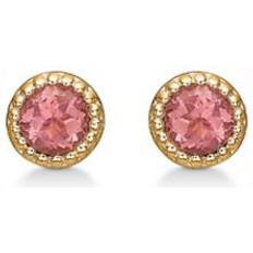 Mads Z Luxury Rainbow Earrings - Gold/Tourmaline