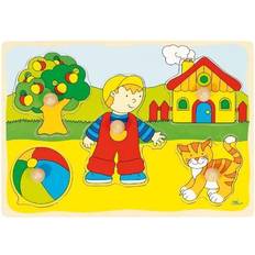 Steckpuzzles Goki Cat House 5 Pieces