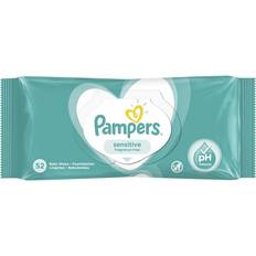 Tücher & Waschlappen reduziert Pampers Sensitive Baby Wipes 52pcs