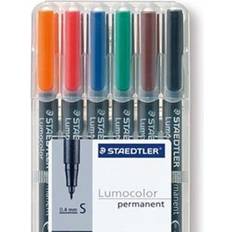 Staedtler Lumocolor 313 Permanent Marker 0.4mm 6-Pack