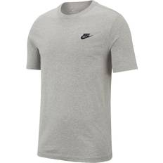 Nike M - Men T-shirts Nike Sportswear Club T-shirt - Dark Grey Heather/Black