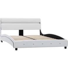 vidaXL Bed Frame with LED 69.5cm Bettrahmen 160x200cm