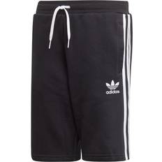 Adidas Junior Fleece Shorts - Black/White (EJ3250)