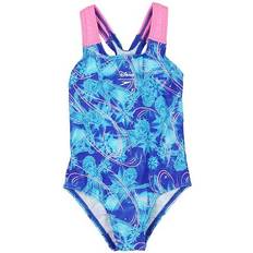 Speedo Disney Frozen Allover Swimsuit - Blue/Turquoise/Pink ( 807970C783-3)