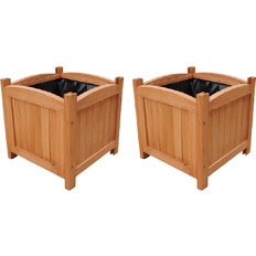 vidaXL Raised Beds Flower Box 30x30x30cm