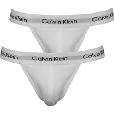 Calvin Klein Cotton Stretch Jock Strap 2-pack - White