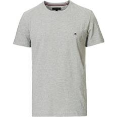 Tommy Hilfiger Core Stretch Slim Fit Crew Neck T-shirt - Light Grey Heather