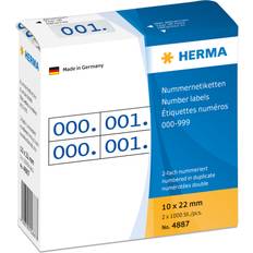 Blau Etiketten Herma Number Labels