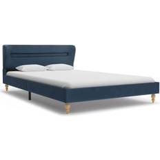 vidaXL Bed with LED Memory Foam Mattress 74cm Bettrahmen 140x200cm