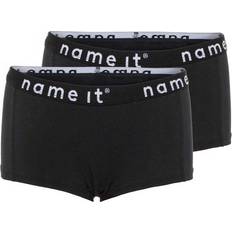 Schwarz Slips Name It Hipster 2-pack - Black/Black (13163593)