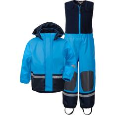 Velcro Regenanzüge Didriksons Boardman Kid's Rain Set - Sharp Blue (503968-332)