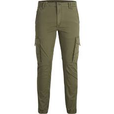 Cargobukser - Herre Jack & Jones Paul Flake AKM 542 Cargo Pants - Green/Olive Night