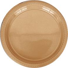 Amscan Plates Gold 20-pack