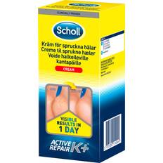 Kjølende Fotpleie Scholl Active Repair K+ Cracked Heel Cream 120ml