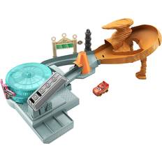 Pixar Cars Play Set Mattel Disney Pixar Cars Mini Racers Radiator Springs Spin Out