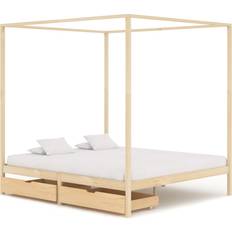 vidaXL Four-Poster 2 Drawers Bettrahmen 180X200cm