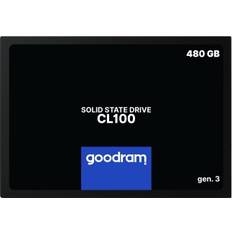 2.5" - Solid State Drive (SSD) Harddisker & SSD-er GOODRAM CL100 SSD 2.5" Gen3 480GB