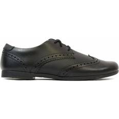Youth Scala Brogues - Black Leather