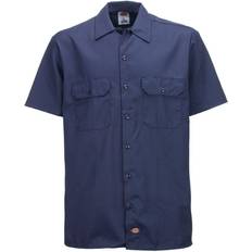 Big and tall work shirts Dickies Original Short Sleeve Work Shirt - Navy Blue