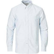 Club Monaco Striped Oxford Shirt - White/Blue