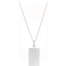 Herre - Sølv Halskjeder Pernille Corydon Edge Necklace - Silver