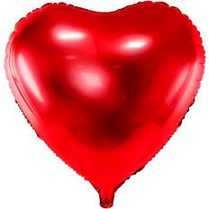 PartyDeco Foil Ballons Heart 61cm Red